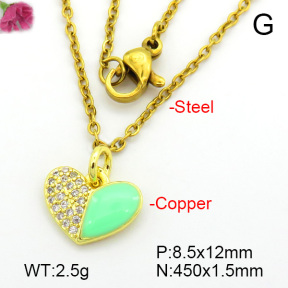 Fashion Copper Necklace  F7N300172vail-L017