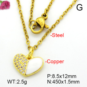 Fashion Copper Necklace  F7N300173vail-L017
