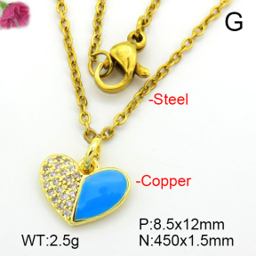 Fashion Copper Necklace  F7N300174vail-L017
