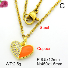 Fashion Copper Necklace  F7N300175vail-L017