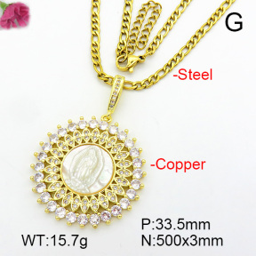 Fashion Copper Necklace  F7N400661aivb-L017