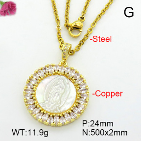 Fashion Copper Necklace  F7N400663ahlv-L017
