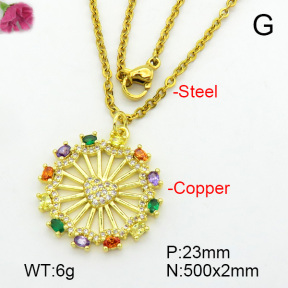 Fashion Copper Necklace  F7N400665vbmb-L017