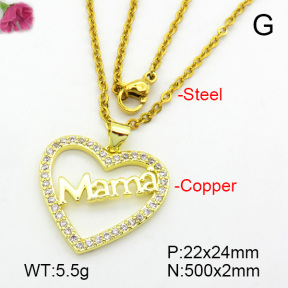 Fashion Copper Necklace  F7N400666baka-L017
