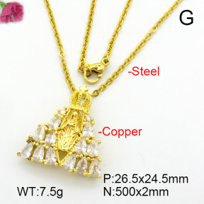 Fashion Copper Necklace  F7N400674vbmb-L017