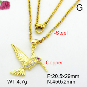 Fashion Copper Necklace  F7N400687avja-L017