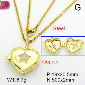 Fashion Copper Necklace  F7N400693vbmb-L017