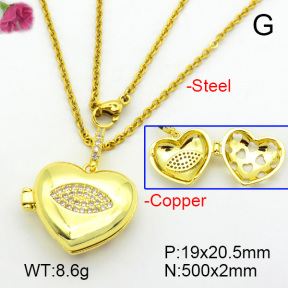 Fashion Copper Necklace  F7N400694vbmb-L017