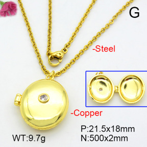 Fashion Copper Necklace  F7N400695vbmb-L017