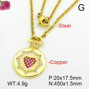 Fashion Copper Necklace  F7N400697baka-L017