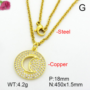 Fashion Copper Necklace  F7N400704ablb-L017