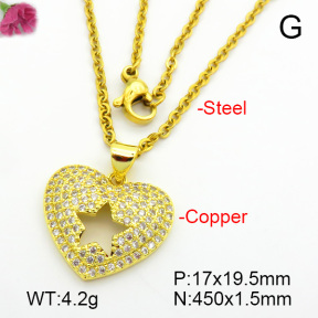 Fashion Copper Necklace  F7N400706ablb-L017