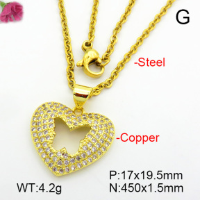 Fashion Copper Necklace  F7N400707ablb-L017