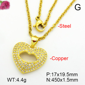 Fashion Copper Necklace  F7N400709ablb-L017