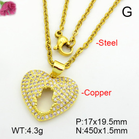Fashion Copper Necklace  F7N400710ablb-L017
