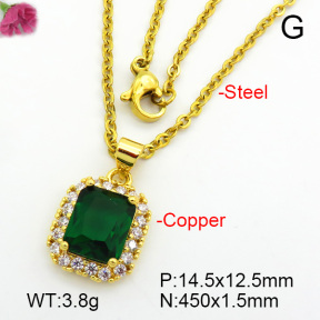 Fashion Copper Necklace  F7N400712aajl-L017