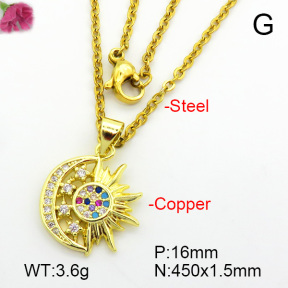 Fashion Copper Necklace  F7N400718aajl-L017