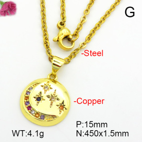 Fashion Copper Necklace  F7N400720baka-L017