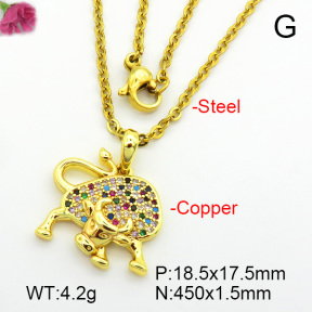 Fashion Copper Necklace  F7N400723aajl-L017