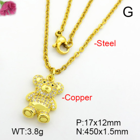 Fashion Copper Necklace  F7N400724aajl-L017