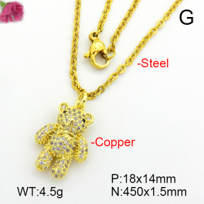 Fashion Copper Necklace  F7N400725baka-L017