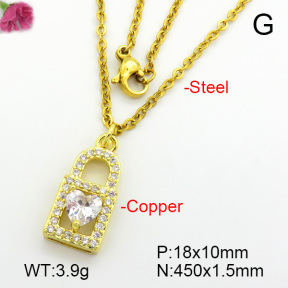 Fashion Copper Necklace  F7N400727avja-L017