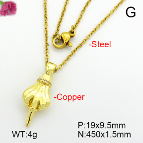 Fashion Copper Necklace  F7N400731vail-L017
