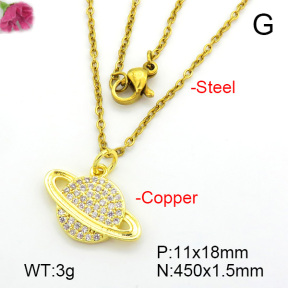 Fashion Copper Necklace  F7N400734aajl-L017