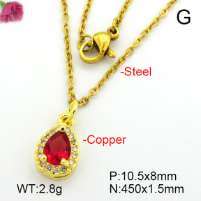 Fashion Copper Necklace  F7N400737vail-L017