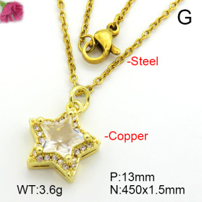 Fashion Copper Necklace  F7N400743vail-L017