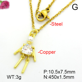 Fashion Copper Necklace  F7N400748baka-L017
