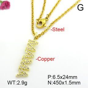 Fashion Copper Necklace  F7N400752baka-L017