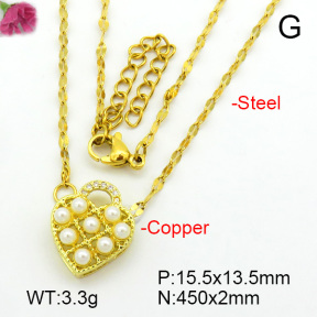 Fashion Copper Necklace  F7N400757vbnb-L017