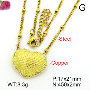 Fashion Copper Necklace  F7N400760aajl-L017