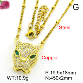 Fashion Copper Necklace  F7N400761bhva-L017