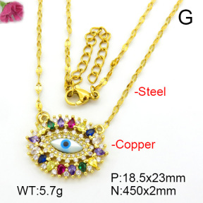 Fashion Copper Necklace  F7N400763vbpb-L017