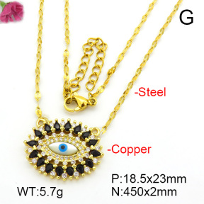 Fashion Copper Necklace  F7N400764vbpb-L017