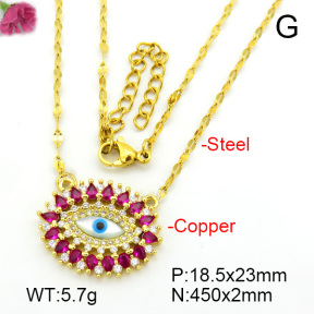 Fashion Copper Necklace  F7N400766vbpb-L017