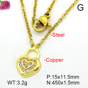 Fashion Copper Necklace  F7N400771vail-L017