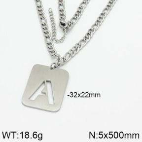 Stainless Steel Necklace  2N2000358bhva-611