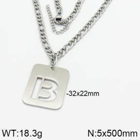 Stainless Steel Necklace  2N2000359bhva-611