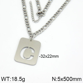 Stainless Steel Necklace  2N2000360bhva-611