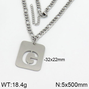 Stainless Steel Necklace  2N2000364bhva-611
