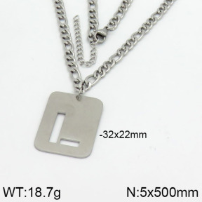 Stainless Steel Necklace  2N2000369bhva-611