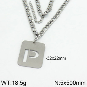 Stainless Steel Necklace  2N2000373bhva-611