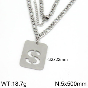 Stainless Steel Necklace  2N2000376bhva-611