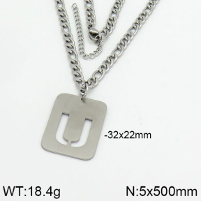 Stainless Steel Necklace  2N2000378bhva-611