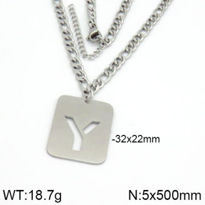 Stainless Steel Necklace  2N2000382bhva-611