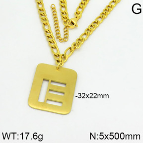 Stainless Steel Necklace  2N2000388ahjb-611