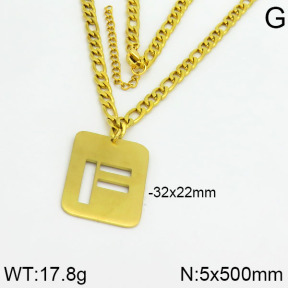 Stainless Steel Necklace  2N2000389ahjb-611